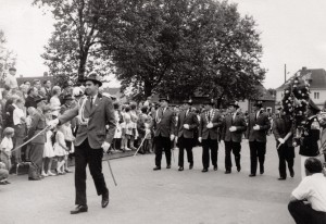 Parade während des Schützenfestes 1962